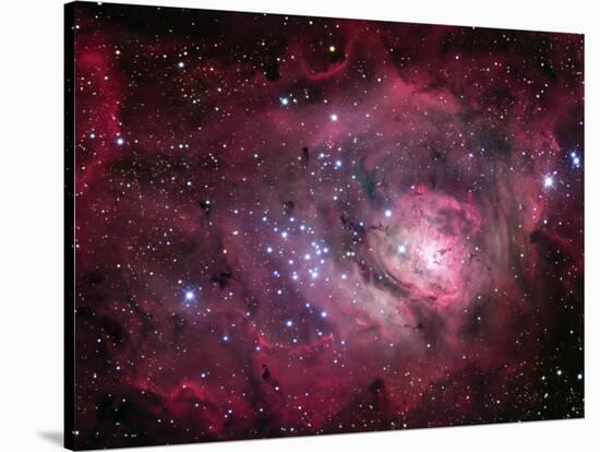 The Lagoon Nebula-Stocktrek Images-Stretched Canvas