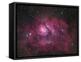 The Lagoon Nebula-Stocktrek Images-Framed Stretched Canvas