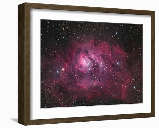 The Lagoon Nebula-Stocktrek Images-Framed Photographic Print