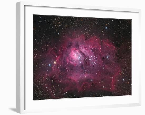 The Lagoon Nebula-Stocktrek Images-Framed Photographic Print