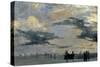 The Lagune of Venice-Richard Parkes Bonington-Stretched Canvas