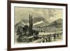 The Lake and City of Geneva Switzerland-null-Framed Giclee Print