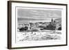 The Lake and City of Tiberias, Israel, 1895-null-Framed Giclee Print