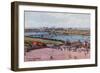 The Lake and Floral Bridge, Southport-Alfred Robert Quinton-Framed Giclee Print