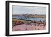 The Lake and Floral Bridge, Southport-Alfred Robert Quinton-Framed Giclee Print