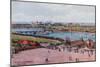 The Lake and Floral Bridge, Southport-Alfred Robert Quinton-Mounted Giclee Print