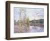 The Lake at Chevreuil-Alfred Sisley-Framed Giclee Print