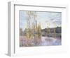 The Lake at Chevreuil-Alfred Sisley-Framed Giclee Print