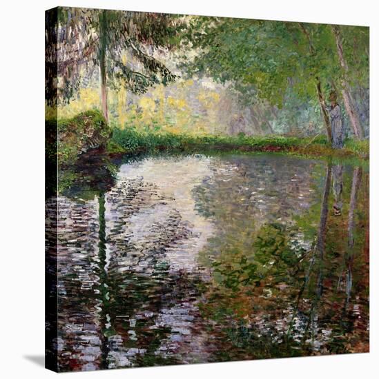 The Lake at Montgeron-Claude Monet-Stretched Canvas