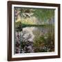 The Lake at Montgeron-Claude Monet-Framed Giclee Print