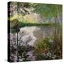 The Lake at Montgeron-Claude Monet-Stretched Canvas