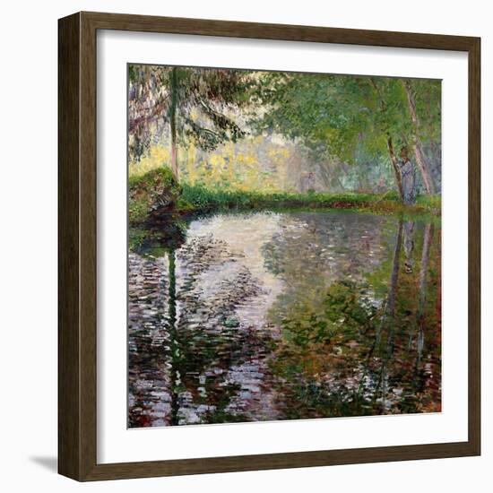 The Lake at Montgeron-Claude Monet-Framed Giclee Print