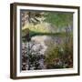 The Lake at Montgeron-Claude Monet-Framed Giclee Print