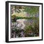 The Lake at Montgeron-Claude Monet-Framed Giclee Print