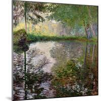 The Lake at Montgeron-Claude Monet-Mounted Giclee Print