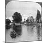 The Lake at the British Empire Exhibition, Wembley, London, C1925-null-Mounted Giclee Print