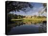 The Lake, Batsford Hall, Batsford Arboretum, the Cotswolds-David Hughes-Stretched Canvas