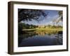 The Lake, Batsford Hall, Batsford Arboretum, the Cotswolds-David Hughes-Framed Photographic Print