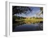 The Lake, Batsford Hall, Batsford Arboretum, the Cotswolds-David Hughes-Framed Photographic Print