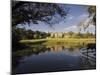 The Lake, Batsford Hall, Batsford Arboretum, the Cotswolds-David Hughes-Mounted Photographic Print