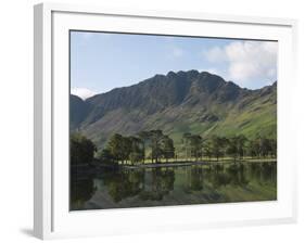 The Lake Buttermere Pines with Haystacks, Lake District National Park, Cumbria, England, UK, Europe-James Emmerson-Framed Photographic Print