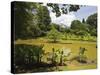 The Lake by South Drive in the 60 Hectare Royal Botanic Gardens at Peradeniya, Near Kandy, Sri Lank-Rob Francis-Stretched Canvas