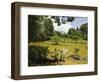 The Lake by South Drive in the 60 Hectare Royal Botanic Gardens at Peradeniya, Near Kandy, Sri Lank-Rob Francis-Framed Photographic Print