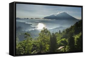 The Lake Danau Batur-Christoph Mohr-Framed Stretched Canvas