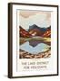 The Lake District for Holidays, circa 1930 Vintage Travel Poster-Algernon Mayow Talmage-Framed Giclee Print