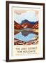The Lake District For Holidays: Honister Crag-Algernon Talmage-Framed Art Print