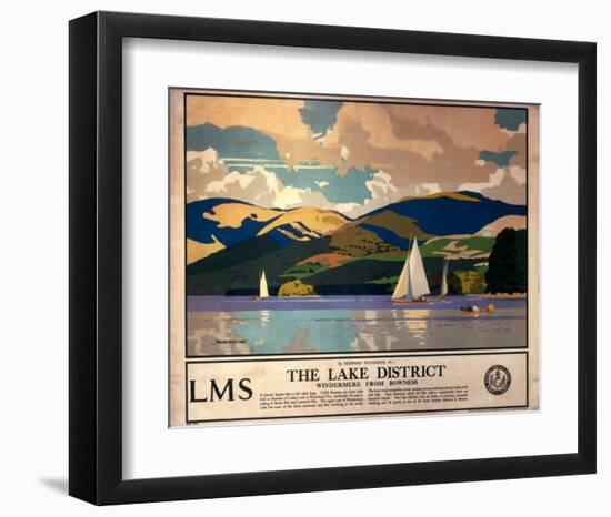 The Lake District-null-Framed Art Print