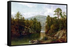 The Lake George, 1876-David Johnson-Framed Stretched Canvas