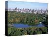 The Lake in Central Park-Rudy Sulgan-Stretched Canvas