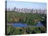The Lake in Central Park-Rudy Sulgan-Stretched Canvas