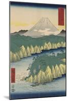 The Lake in Hakone-Ando Hiroshige-Mounted Giclee Print