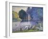 The Lake in the Bois De Boulogne, C.1899-Henri-Edmond Cross-Framed Premium Giclee Print