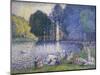 The Lake in the Bois De Boulogne, C.1899-Henri-Edmond Cross-Mounted Premium Giclee Print
