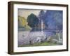 The Lake in the Bois De Boulogne, C.1899-Henri-Edmond Cross-Framed Giclee Print