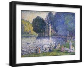 The Lake in the Bois De Boulogne, C.1899-Henri-Edmond Cross-Framed Giclee Print