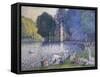 The Lake in the Bois de Boulogne, circa 1899-Henri Edmond Cross-Framed Stretched Canvas