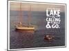 The Lake Is Calling-The Saturday Evening Post-Mounted Giclee Print