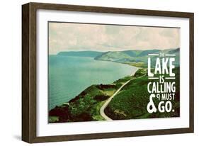 The Lake Is Calling-The Saturday Evening Post-Framed Giclee Print