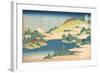 The Lake of Hakone in Sagami Province (From a Series 36 Views of Mount Fuj), 1830-1833-Katsushika Hokusai-Framed Giclee Print