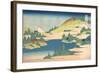 The Lake of Hakone in Sagami Province (From a Series 36 Views of Mount Fuj), 1830-1833-Katsushika Hokusai-Framed Giclee Print