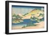 The Lake of Hakone in Sagami Province (From a Series 36 Views of Mount Fuj), 1830-1833-Katsushika Hokusai-Framed Giclee Print