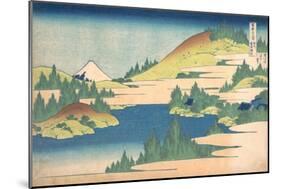 The Lake of Hakone in Sagami Province (From a Series 36 Views of Mount Fuj), 1830-1833-Katsushika Hokusai-Mounted Giclee Print