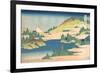 The Lake of Hakone in Sagami Province (From a Series 36 Views of Mount Fuj), 1830-1833-Katsushika Hokusai-Framed Giclee Print