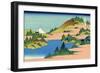 The Lake of Hakone in the Segami Province, c.1830-Katsushika Hokusai-Framed Giclee Print