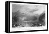 The Lake of Lucerne, 19th Century-R Wallis-Framed Stretched Canvas