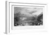 The Lake of Lucerne, 19th Century-R Wallis-Framed Giclee Print